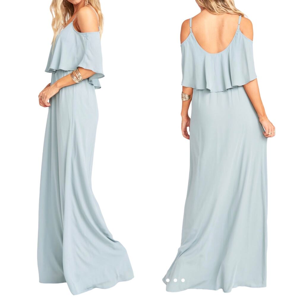 Show Me Your MuMu Caitlin Maxi Dress Sage M NWT